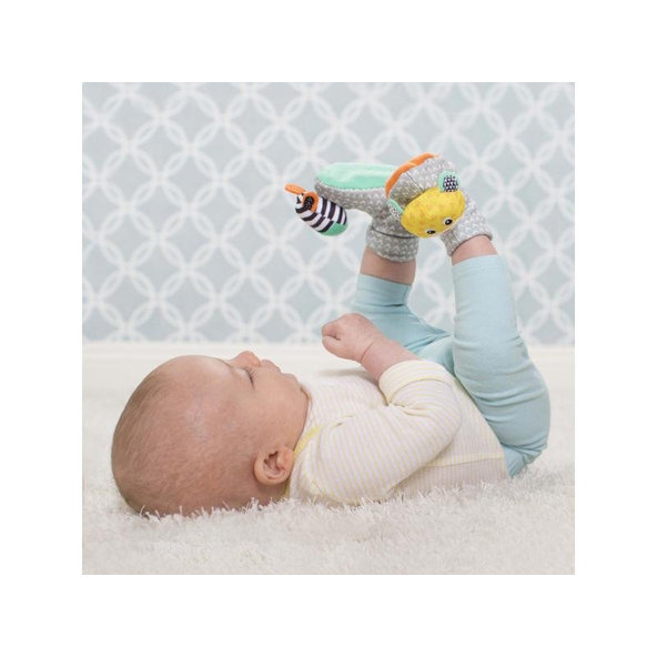 INFANTINO Hrkálky na nožičky Zebra & Tiger