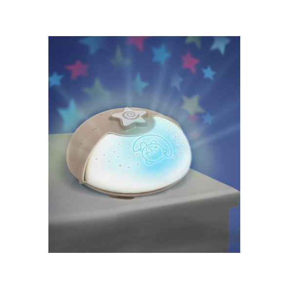 INFANTINO Nočná lampička s projekciou ecru