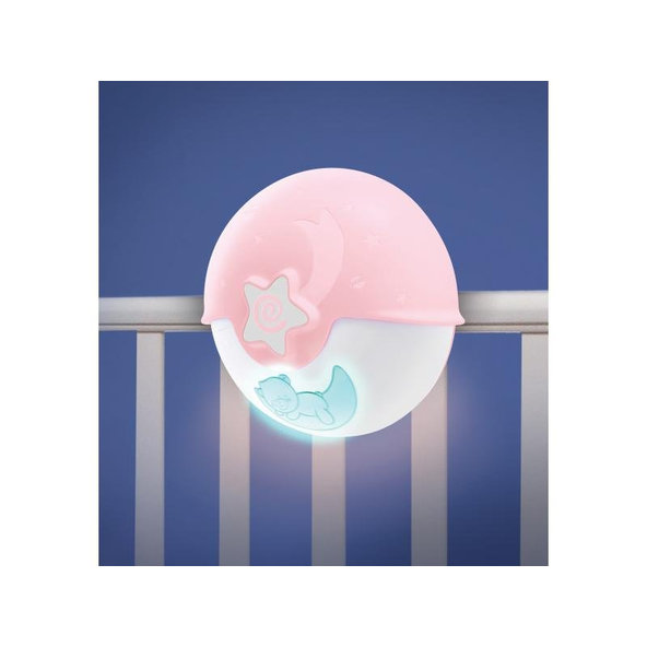 INFANTINO Nočná lampička s projekciou ružová