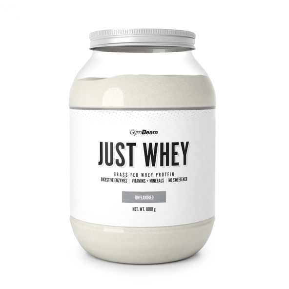 Proteín Just Whey - GymBeam, príchuť čučoriedkový jogurt, 1000g