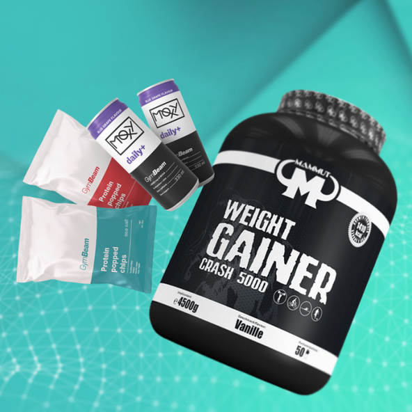 Weight Gainer Crash 5000 - Mammut Nutrition, príchuť vanilka, 4500g