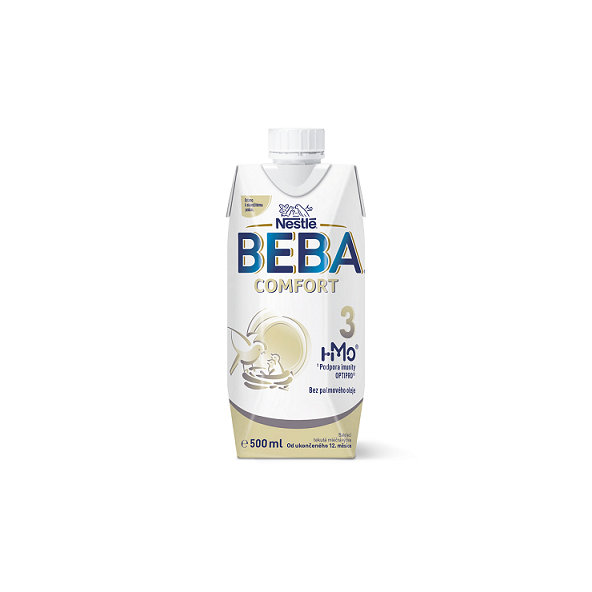 BEBA COMFORT 3 HM-O, Tekutá batoľacia mliečna výživa 12+, tetra pack, 500 ml