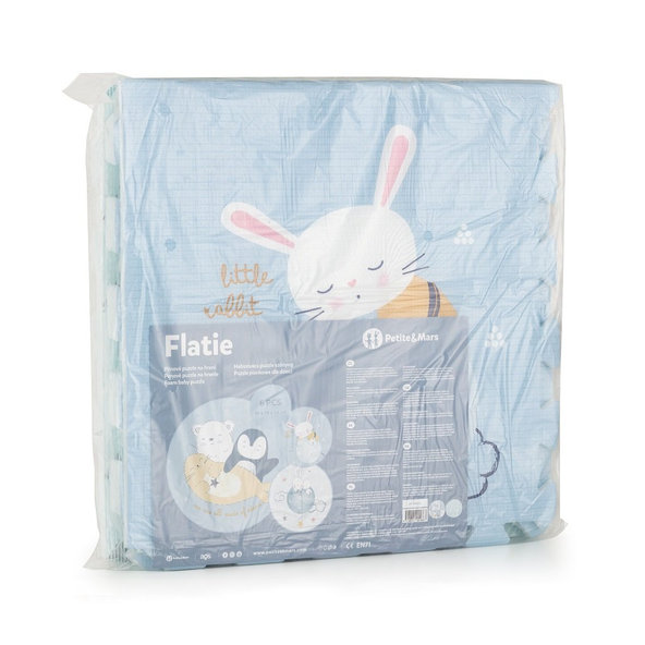 PETITE&MARS Podlahové skladacie puzzle Flatie 116x174x1,5 cm, 6 ks