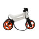 TEDDIES Odrážadlo Funny wheels Rider SuperSport biele/oranžová 2v1+popruh