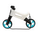 TEDDIES Odrážadlo Funny wheels Rider SuperSport biele/tyrkys 2v1+popruh