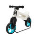 TEDDIES Odrážadlo Funny wheels Rider SuperSport biele/tyrkys 2v1+popruh