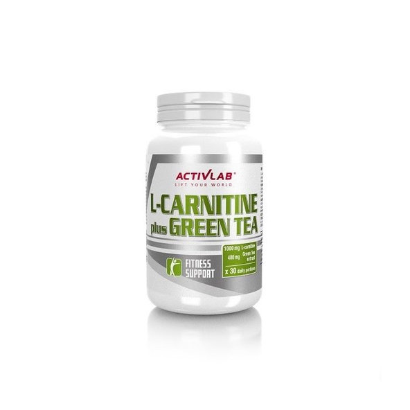 L-Carnitine + Green Tea 60 kaps - ActivLab, bez príchute