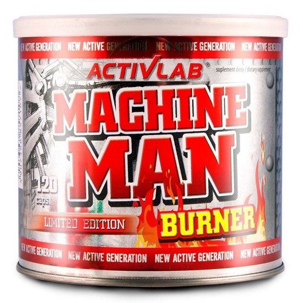 Spaľovač tukov Machine Man Burner 120 caps - ActivLab, bez príchute