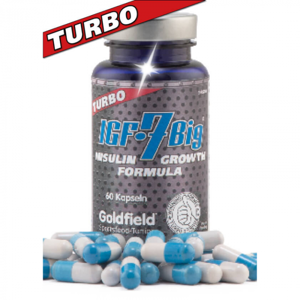 Turbo IGF-7 Big - Goldfield, bez príchute, 60cps