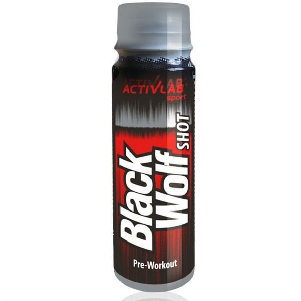 Predtréningový stimulant Black Wolf Shot 80 ml - ActivLab, bez príchute