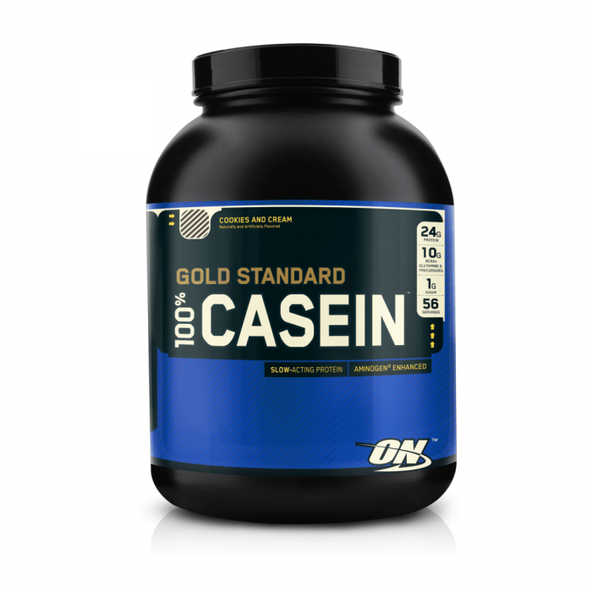 100% Casein - Optimum Nutrition, príchuť jahoda, 910g