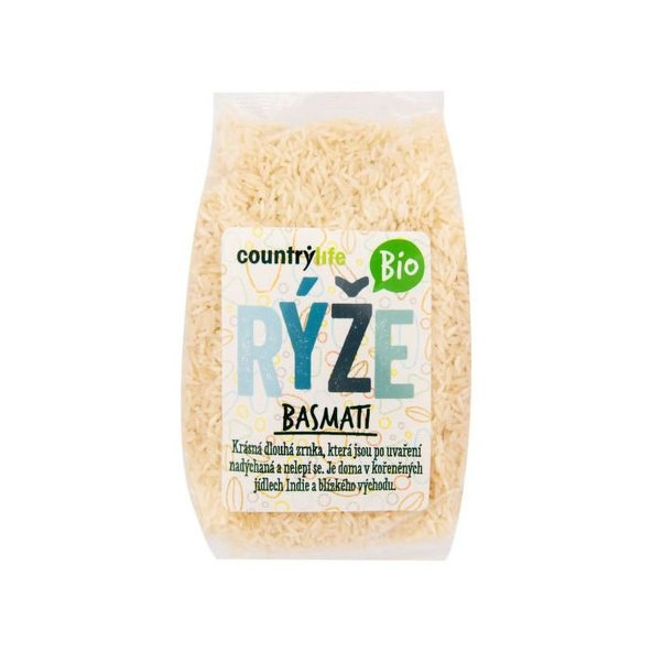 BIO Ryža basmati - Country Life, 500g