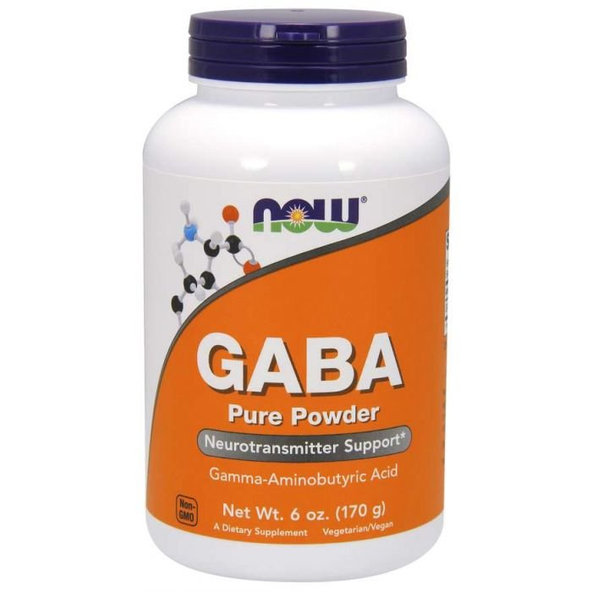 GABA Pure Powder - NOW Foods, 170g