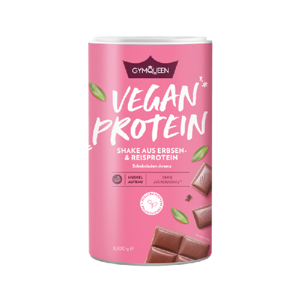 Vegan Proteín - GYMQUEEN, príchuť vanilka karamel, 1000g
