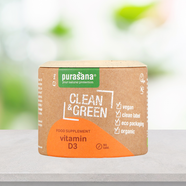 BIO Vitamín D3 - Purasana, 90tbl