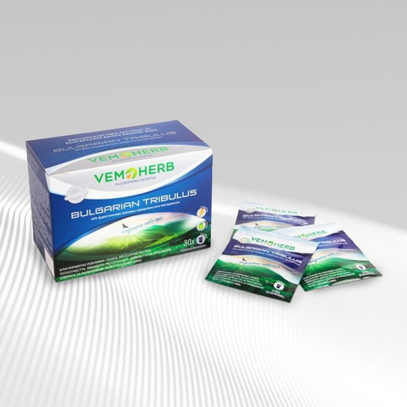 Bulgarian Tribulus Drink - VemoHerb, príchuť čučoriedka, 30 x 5g