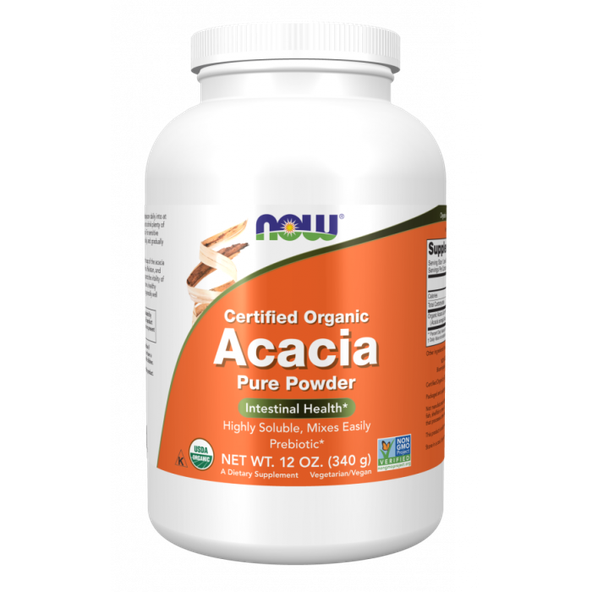 Akácia prášok - Now Foods, 340g