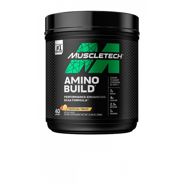 Amino Build - MuscleTech, tropical twist, 614g