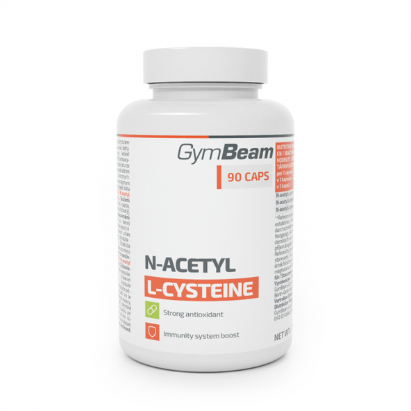 N-acetyl L-cysteín - GymBeam, 90cps