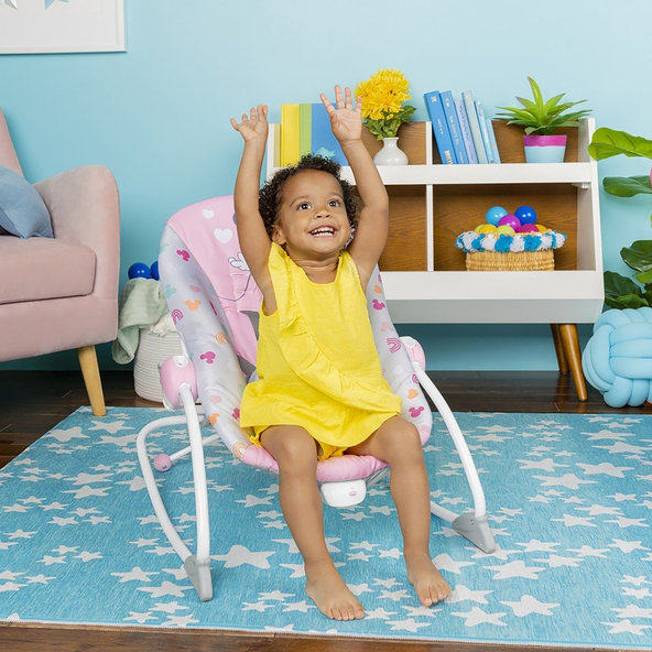 DISNEY BABY Húpatko vibrujúce MINNIE MOUSE Forever Besties™ 0m+ do 18 kg