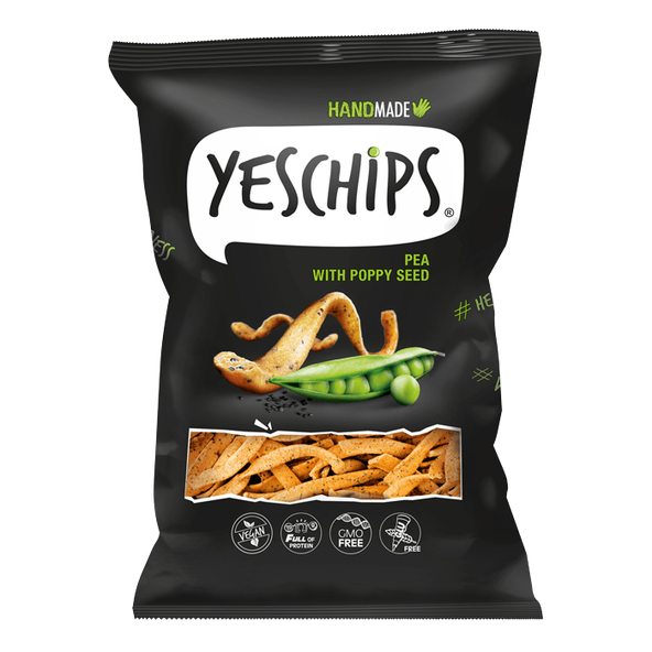 YESCHiPS hrachové - Lomeo, cesnak, 80g