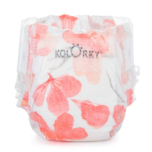 KOLORKY DAY - kvety - L (8-13 kg) - 19 ks - jednorazové eko plienky
