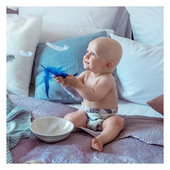 KOLORKY DAY - perie - M (5-8 kg) - 21 ks - jednorazové eko plienky