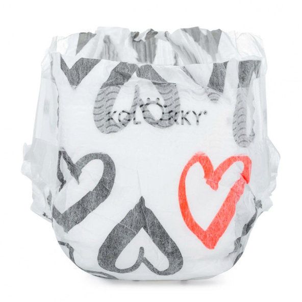 KOLORKY DAY - srdce - XL (12-16 kg) - 17 ks - jednorázové ekoplienky