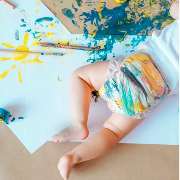 KOLORKY DAY - štetec - M (5-8 kg) - 21 ks - jednorázové ekoplienky