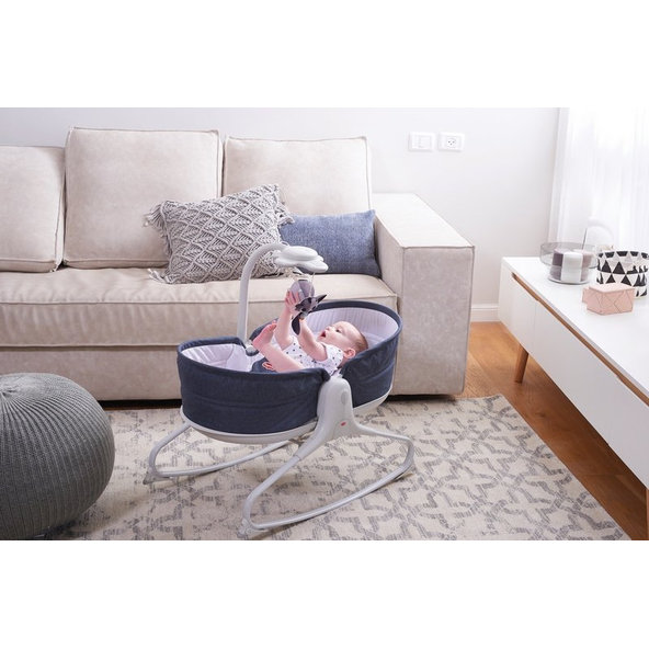 TINY LOVE Lehátko kolíska 3v1 Denim, 0m+, do 9 kg