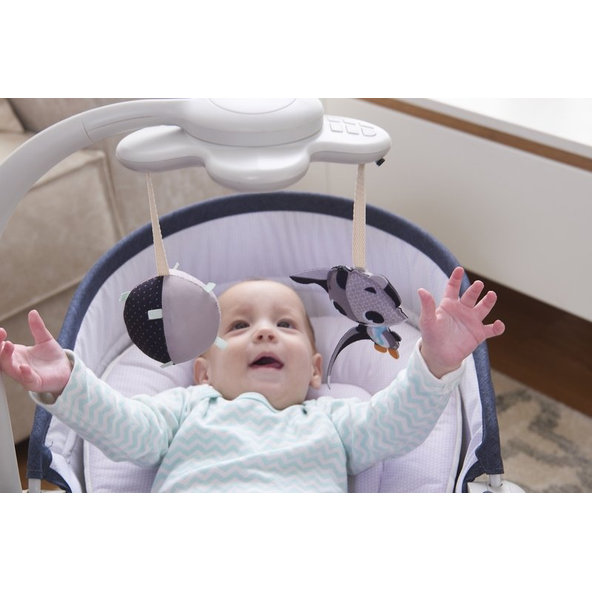 TINY LOVE Lehátko kolíska 3v1 Denim, 0m+, do 9 kg