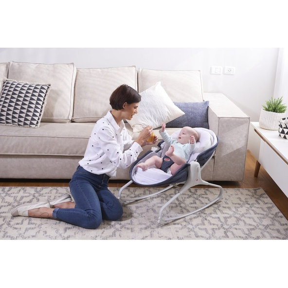 TINY LOVE Lehátko kolíska 3v1 Denim, 0m+, do 9 kg