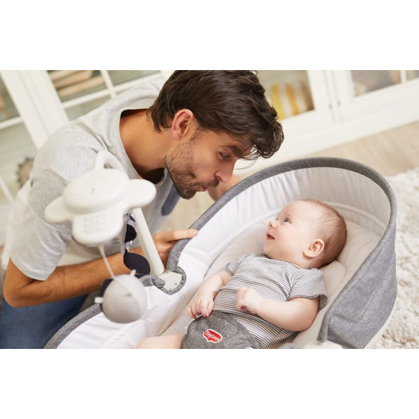 TINY LOVE Lehátko kolíska 3v1 Heather Grey, 0m+, do 9 kg