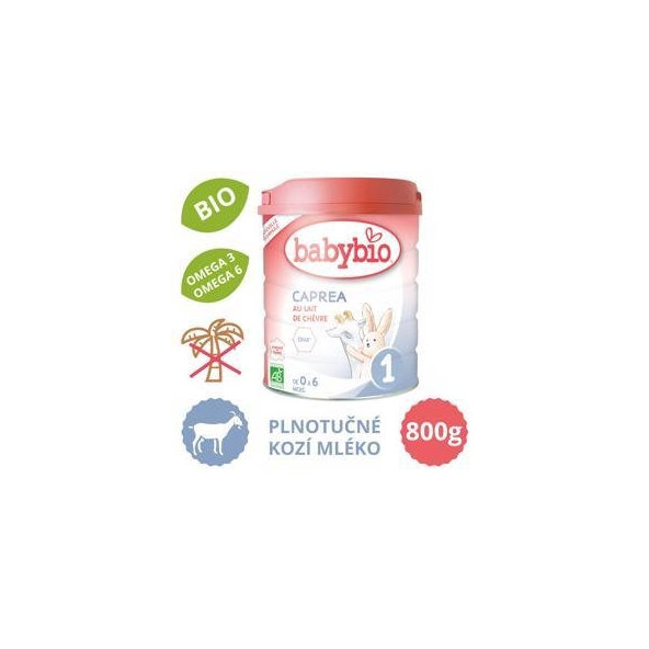 BABYBIO CAPREA 1 kozie dojčenské  mlieko (od narodenia) 1x800g