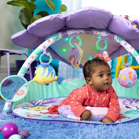 DISNEY BABY Deka na hranie svetelná THE LITTLE MERMAID 0m+