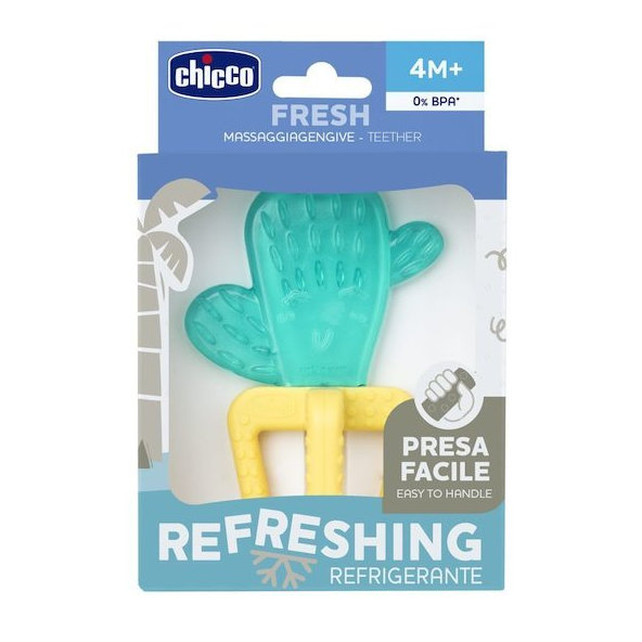 CHICCO Hryzačka chladiaca Fresh Kaktus 4m+