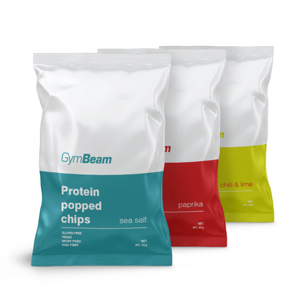 Proteínové čipsy - GymBeam, paprika, 40g
