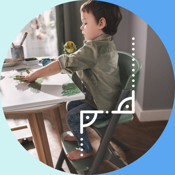 KINDERKRAFT Stolička jedálenská LIVY Oak