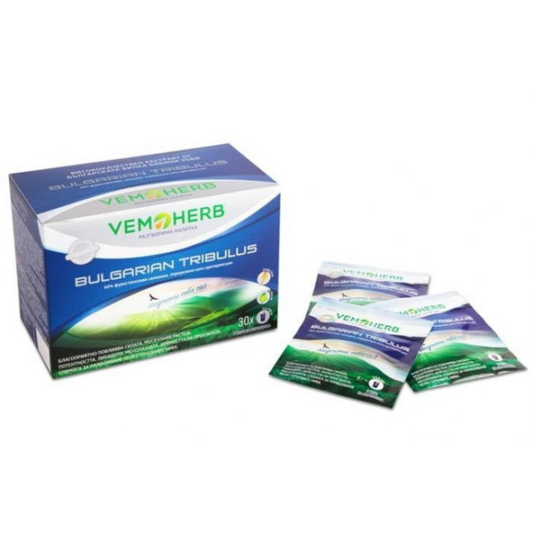 Bulgarian Tribulus Drink - VemoHerb, príchuť čučoriedka, 30 x 5g
