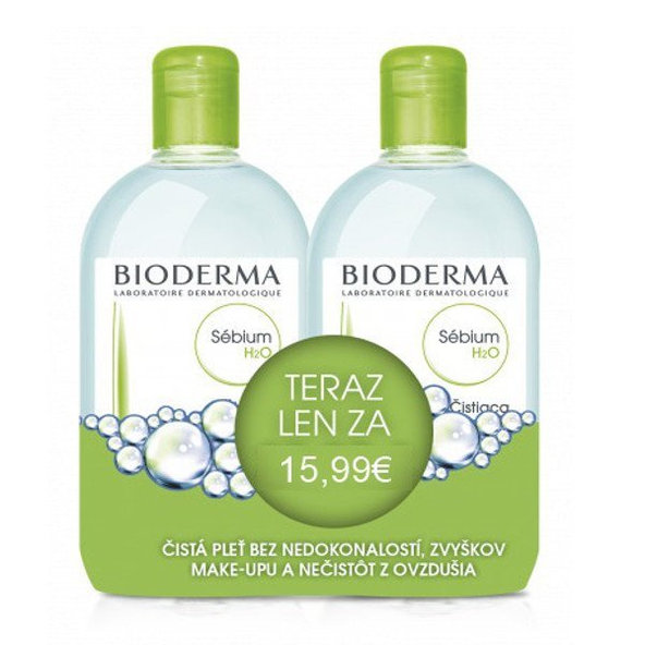 BIODERMA Sébium H2O micelárna voda 250 + 250ml