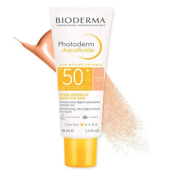 BIODERMA Photoderm Aquafluide SPF 50+ svetlý opaľovací krém 40 ml