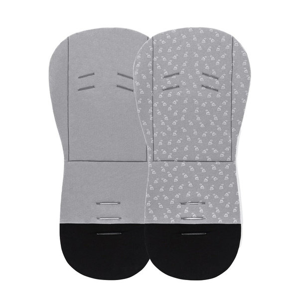 PETITE&MARS Vložka do kočíka Foamy Anthracite Hills