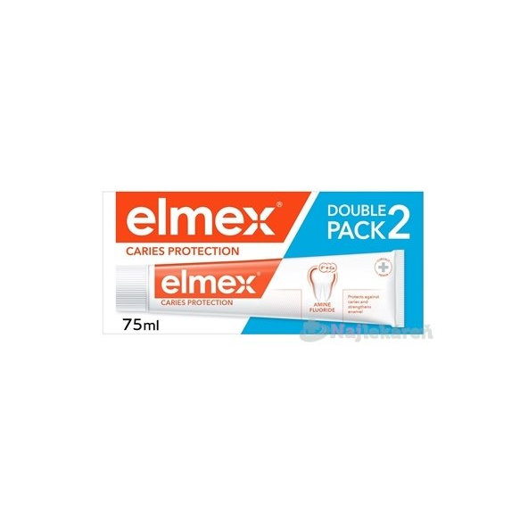 ELMEX CARIES PROTECTION ZUBNÁ PASTA DUOPACK 2x75 ml