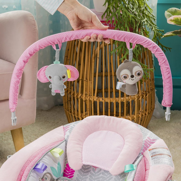 BRIGHT STARTS Lehátko vibrujúce s melódiou Rosy Vines™  0m+, do 9 kg