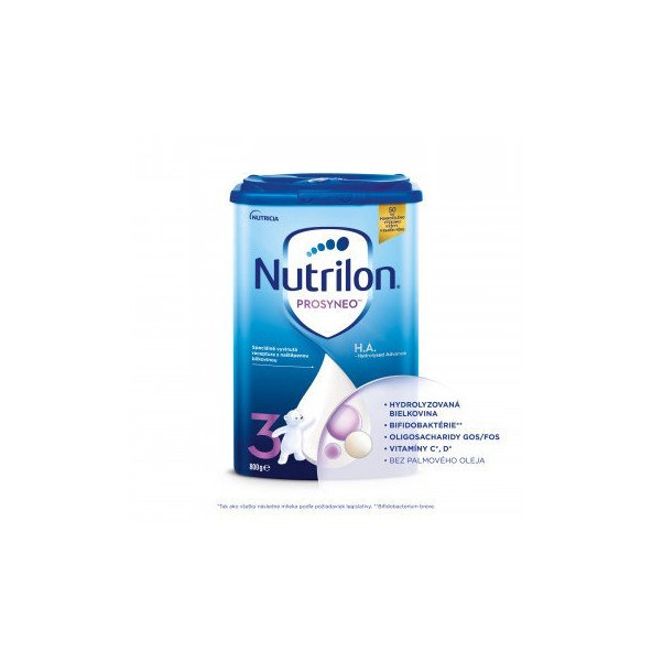 Nutrilon 3 PROSYNEO H.A. - Hydrolyzed Advance, batoľacie mlieko (12+m), 800g