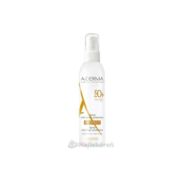 A-DERMA PROTECT sprej SPF 50+ 200ml