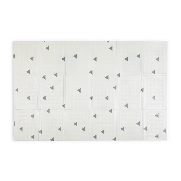 PETITE&MARS Podložka na hranie Campy L 130×200 cm Mountains&Triangles