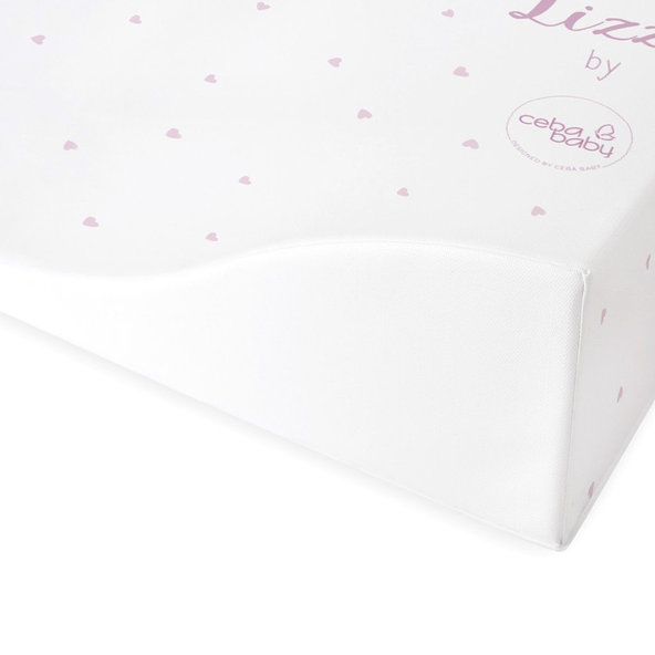 CEBA Podložka prebaľovacia 2-hranná mäkká (48x70) Cosy Fluffy Puffy Lea
