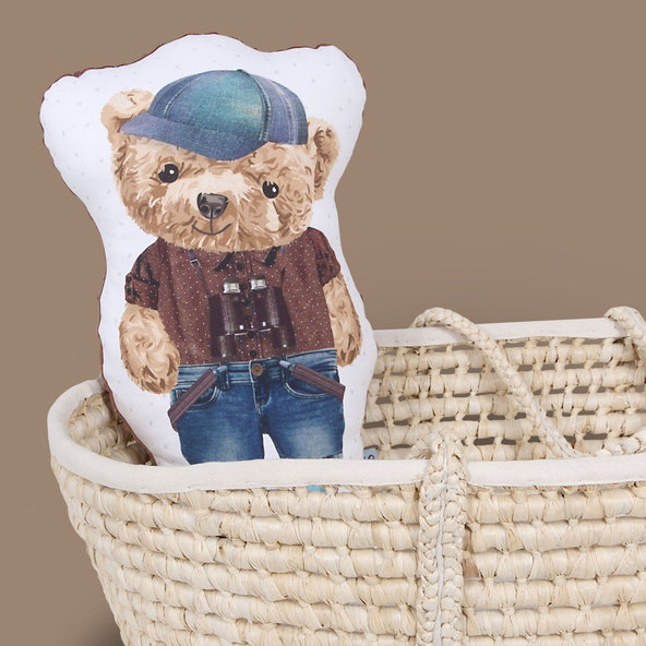 CEBA Vankúšik na maznanie 50 cm + Darček plagát 30 x 40 cm Fluffy Puffy Stu v balení