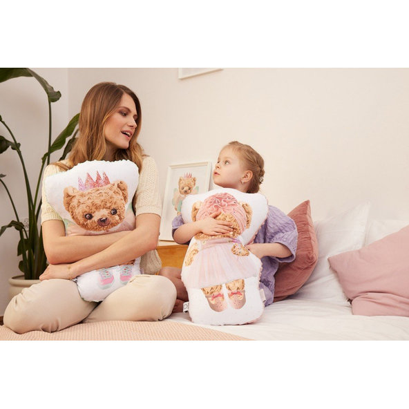 CEBA Vankúšik na maznanie 50 cm + Darček plagát 30 x 40 cm Fluffy Puffy Stu v balení